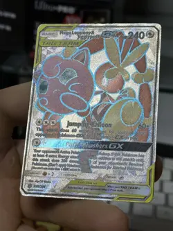 Mega Lopunny & Jigglypuff GX 225/236 Cosmic Eclipse 2019 Full Art Pokemon Card - Image 5