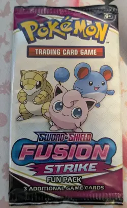 Pokemon TCG Fusion Strike 3-Card Fun Pack Factory Sealed - Image 1