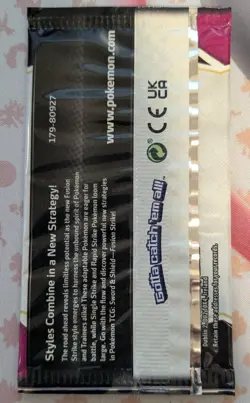 Pokemon TCG Fusion Strike 3-Card Fun Pack Factory Sealed - Image 2