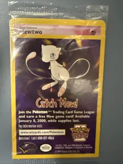 Pokemon TCG League Promo Catch Mew Sealed Mint , Mew .Card 1999 WoTc - Image 1