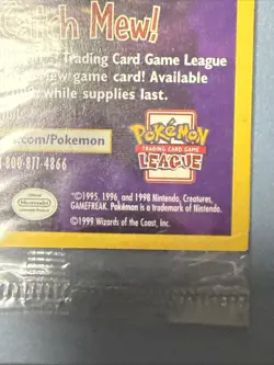 Pokemon TCG League Promo Catch Mew Sealed Mint , Mew .Card 1999 WoTc - Image 3