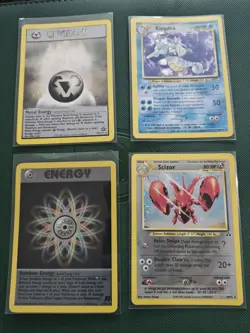 Vintage Pokemon Halo rare and below lot over 150 cards - Image 1