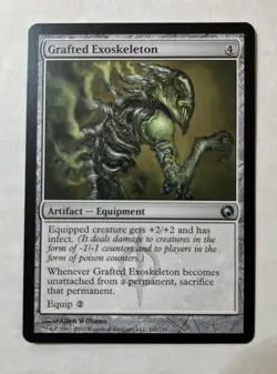 Grafted Exoskeleton X1 - NM/M - Scars of Mirrodin MTG Magic The Gathering Card - Image 1