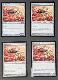 MTG Card - 4x Ornithopter - Magic Core Set 2011 - LP - Magic The Gathering #211 - Image 1