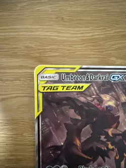 Pokemon Card Umbreon & Darkrai GX SM241 Sun & Moon Black Star Jumbo Promo NM - Image 2