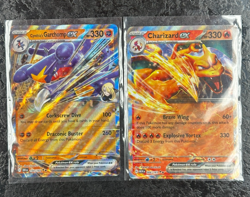 Charizard Ex 006/165 Stage2 & Garchomp Ex 104/182 Stage2 Pokemon Cards - Image 1
