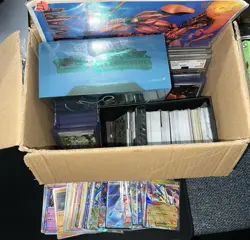 Huge Box Pokemon Card Collection Binders Full Arts SEALED ETB Graded Slabs - Image 1