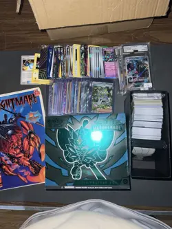 Huge Box Pokemon Card Collection Binders Full Arts SEALED ETB Graded Slabs - Image 2