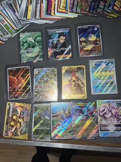 Huge Box Pokemon Card Collection Binders Full Arts SEALED ETB Graded Slabs - Image 4