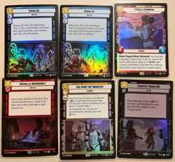 Star Wars Unlimited Twilight Of The Republic Rare Foil Lot - 6 Cards - Image 1