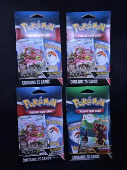 Pokemon TCG *4 Mystery Packs 25 Cards 1 Foil Guaranteed Free Shipping ?? - Image 1
