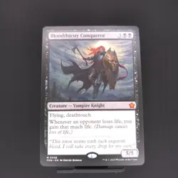 MTG English Bloodthirsty Conqueror NM Normal Foundations - Image 1