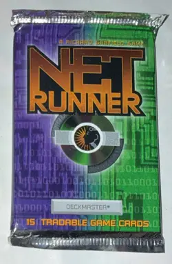 NEW Vintage Netrunner Booster Pack SEALED Trading Cards WOTC Cyberpunk 2020 NOS - Image 1