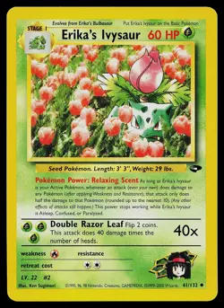 Pokemon Card - Erika's Ivysaur Gym Challenge 41/132 Uncommon - Image 1