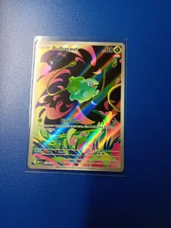 Pokemon Bulbasaur 133/132 Me01: Mega Evolution Holo Full Art Rare Card - Image 1
