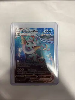 Vaporeon VMAX SWSH182 Sword & Shield Promo Holo Pokemon TCG Card - Image 1