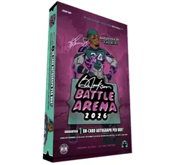 BO JACKSON BATTLE ARENA 2026 HOBBY Box Trading Card Game 1 On Card Auto 20 Packs - Image 1