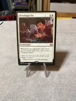 1x Monologue Tax, Duskmourn Commander, Magic MTG NM - Image 1