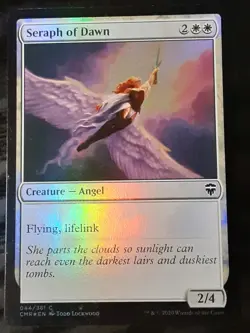Seraph of Dawn FOIL , Commander Legends , NM , MTG , FREE SHIPPING - Image 1