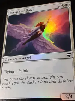 Seraph of Dawn FOIL , Commander Legends , NM , MTG , FREE SHIPPING - Image 3