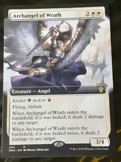 Archangel of Wrath Extended Art , Dominaria United ,NM,MTG,FREE SHIPPING - Image 1