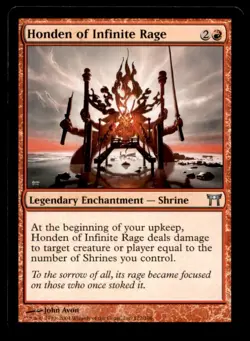 Honden of Infinite Rage Champions of Kamigawa Light Play MTG Magic the Gathering - Image 1