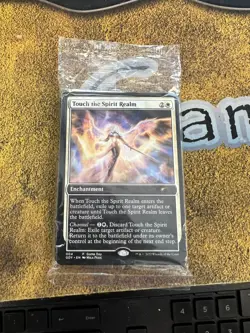 MTG SEALED Touch the Spirit Realm GDY 004 Game Day Promo Pack!! - Image 1