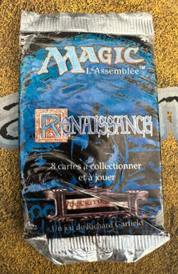 Magic the Gathering SEALED FRENCH Renaissance Booster Pack!! - Image 1