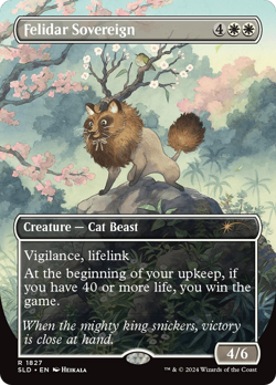 Felidar Sovereign (Rainbow FOIL) #1827 | NM Near Mint FOIL | SLD Magic MTG - Image 1