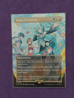 Song of Creation - Secret Lair x Hatsune Miku - English - Non-Foil -MTG - Image 1