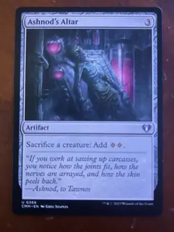MTG Magic the Gathering Ashnod's Altar Commander Masters NM - Image 1