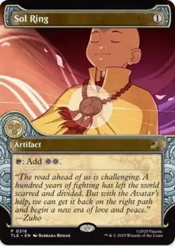 1 x Sol Ring - Showcase - Avatar: The Last Airbender Eternal - LP - MTG - Image 1
