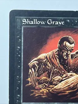 1996 Magic the Gathering Mirage Expansion Shallow Grave LP - Image 2