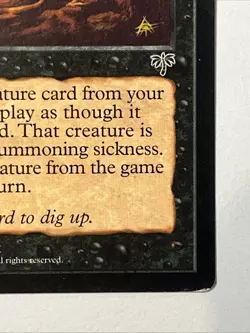 1996 Magic the Gathering Mirage Expansion Shallow Grave LP - Image 4