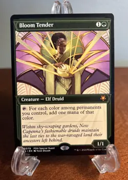 MTG Bloom Tender Showcase Special Guests NM Foundations FDN Magic the Gathering - Image 1