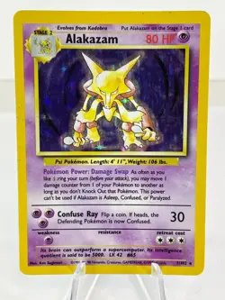 Alakazam 1/102 - Base Set - Holo - Pokemon - HP - Image 1