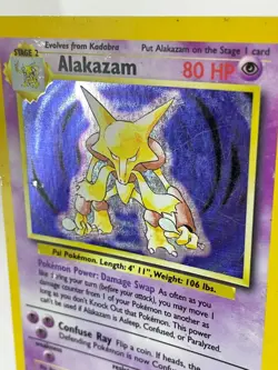 Alakazam 1/102 - Base Set - Holo - Pokemon - HP - Image 4