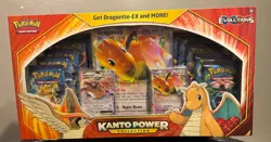 Pokemon TCG XY Evolutions Kanto Power Collection Box Dragonite Pidgeot EX Sealed - Image 1