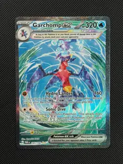 Pokemon Cards Garchomp ex 245/182 Paradox Rift Scarlet & Violet SIR Holo Rare - Image 2