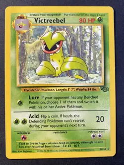 Victreebel 30/64 - Jungle Unlimited Rare - WOTC Pokemon Card C Near Mint - - Image 1