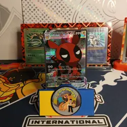 Deadpool Pikachu | Radiant Cosplay Pikachu Pokemon Cards | #1 | Read Descr. - Image 1