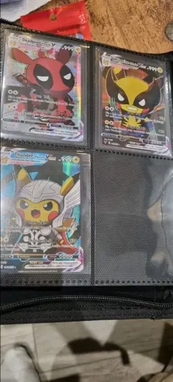 Deadpool Pikachu | Radiant Cosplay Pikachu Pokemon Cards | #1 | Read Descr. - Image 3