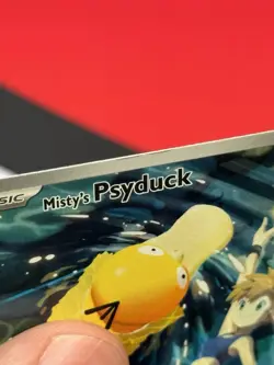 Misty's Psyduck IR 193/182 SV10 Destined Rivals Pokemon LP Factory Defect - Image 5