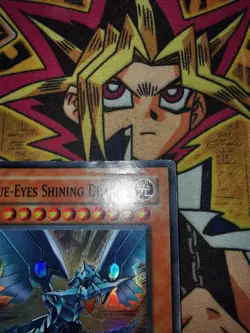 Blue-Eyes Shining Dragon mov-en001 Ltd Ed (HP) Super Rare Yu-Gi-Oh! - Image 3