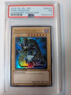 GRADED PSA 7 Dark Magician LC01-EN005 Yu-Gi-Oh Legendary Collection 1 - Image 1