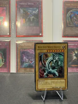 Yu-Gi-Oh! TCG Blue-Eyes White Dragon Legend of Blue Eyes White Dragon LOB-001 - Image 4