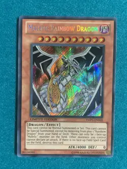 Malefic Rainbow Dragon YMP1-EN005 Limited Edition Secret Rare Yugioh TCG NM/M - Image 1