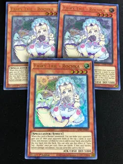 YUGIOH FAIRY TAIL ROCHKA GFTP-EN009 1ST ULTRA X3 - Image 1
