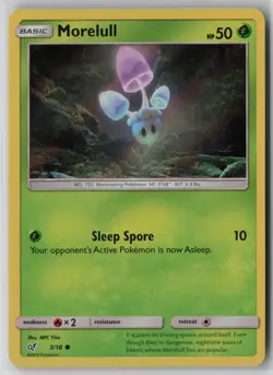 Morelull 3/18 Pokemon Detective Pikachu Common Near Mint Holo Card (NM) 3 - Image 1