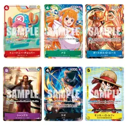 R429 Japanese One Piece x Mcdonald's 2025 Promo Card Complete Set Sealed Nami - Image 1